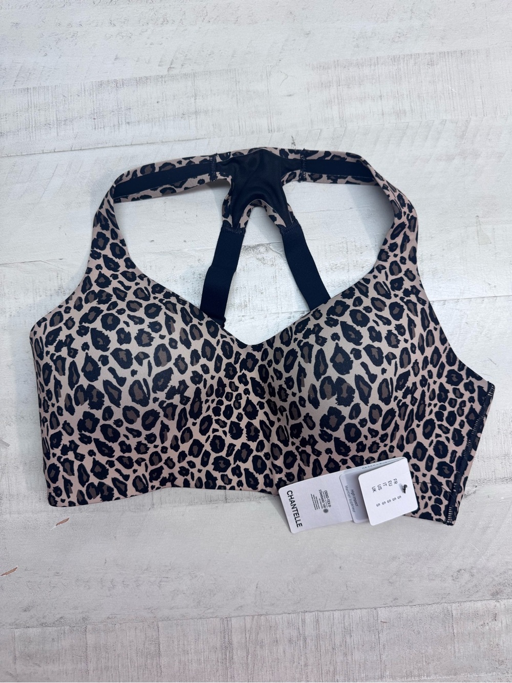 Chantelle High Impact Leopard Sports Bra Size Small